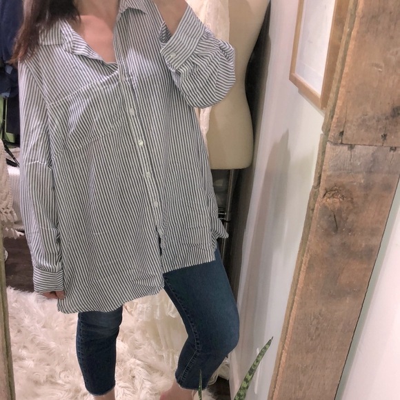 Velvet heart striped button down shirt size 3X - Picture 1 of 8